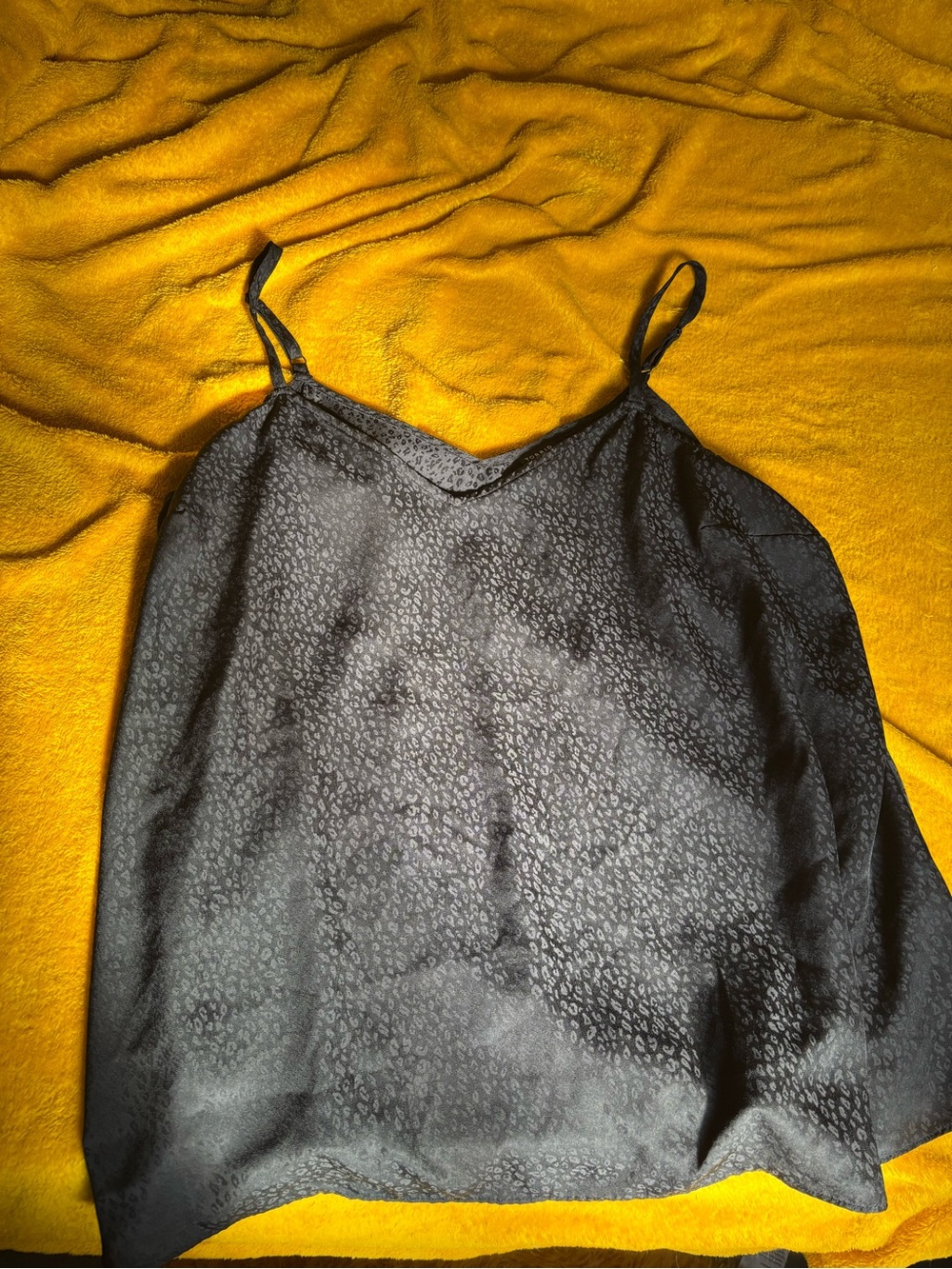 Black Satin Leopard-Print Camisole Top torrid